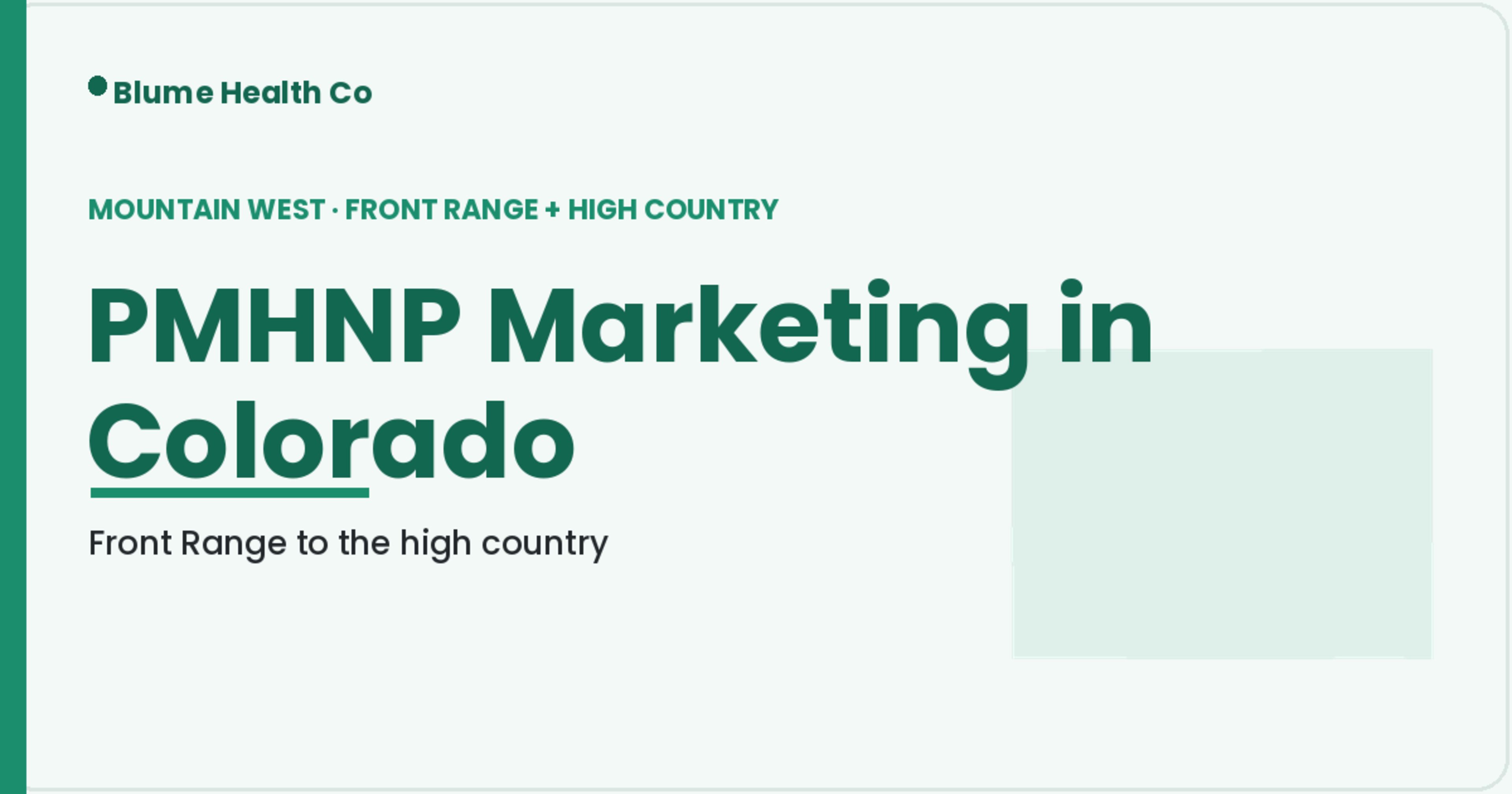Colorado mental health marketing local search preview