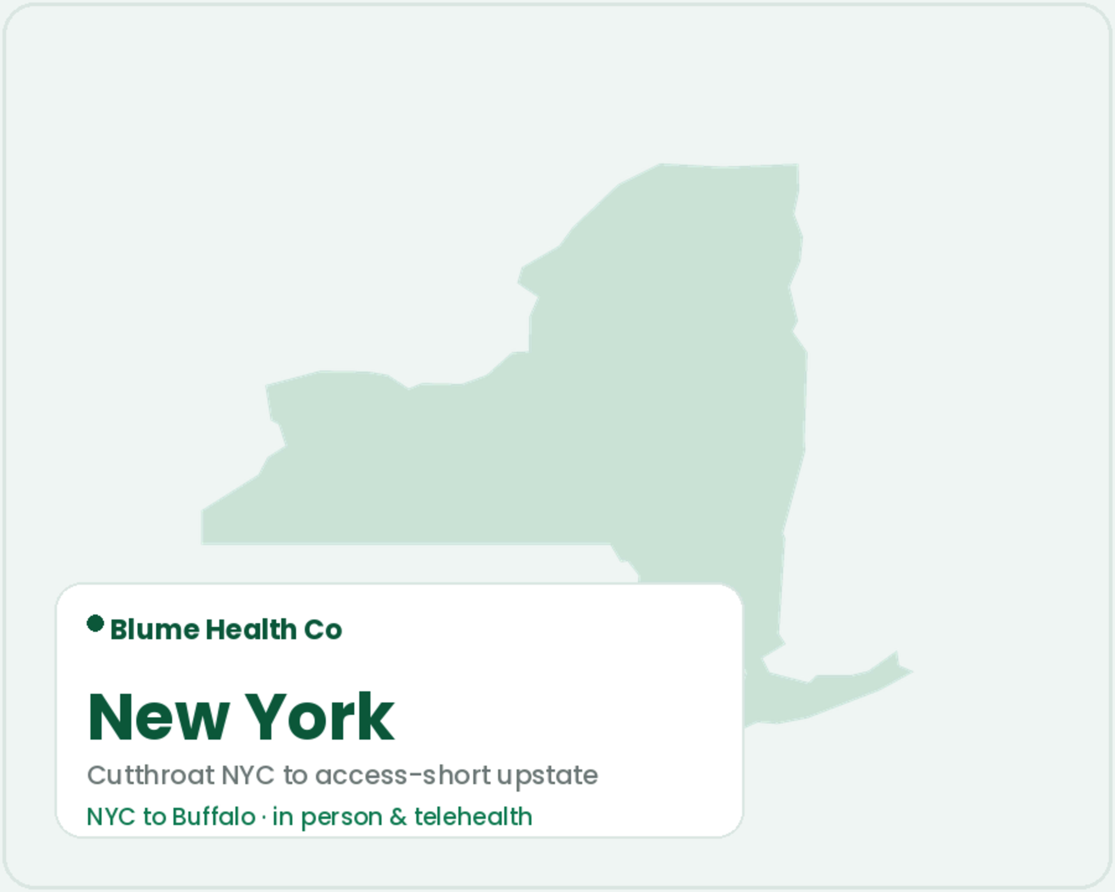 PMHNP Marketing in New York — Blume Health Co