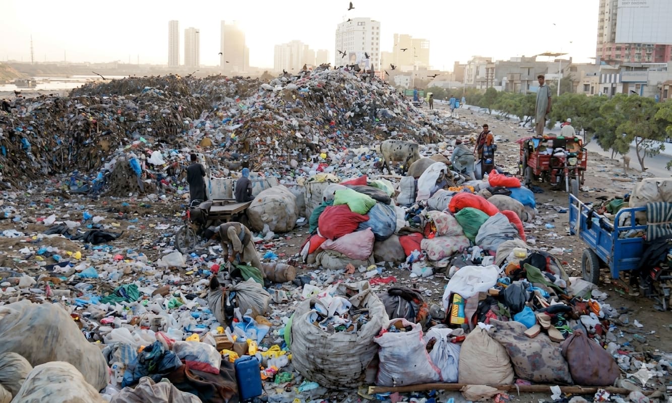 Illegal dumping areas