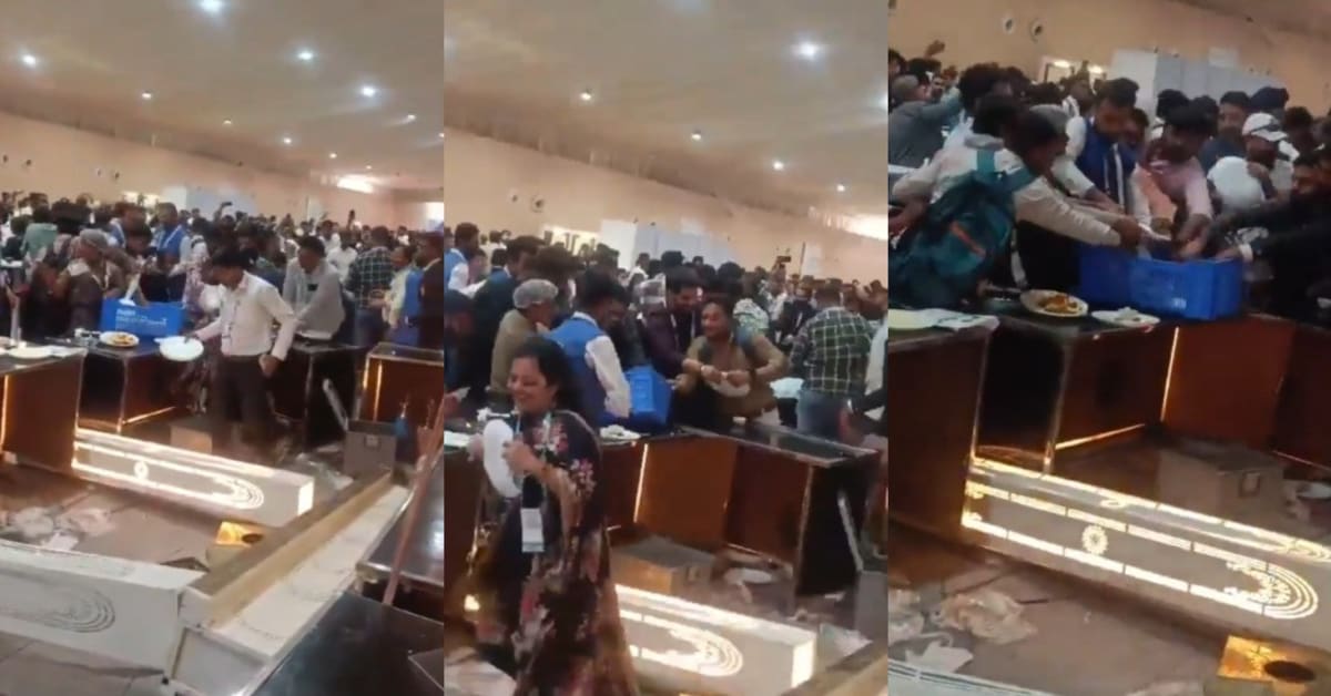 Briga por Comida em Evento Corporativo Viraliza nas Redes Sociais