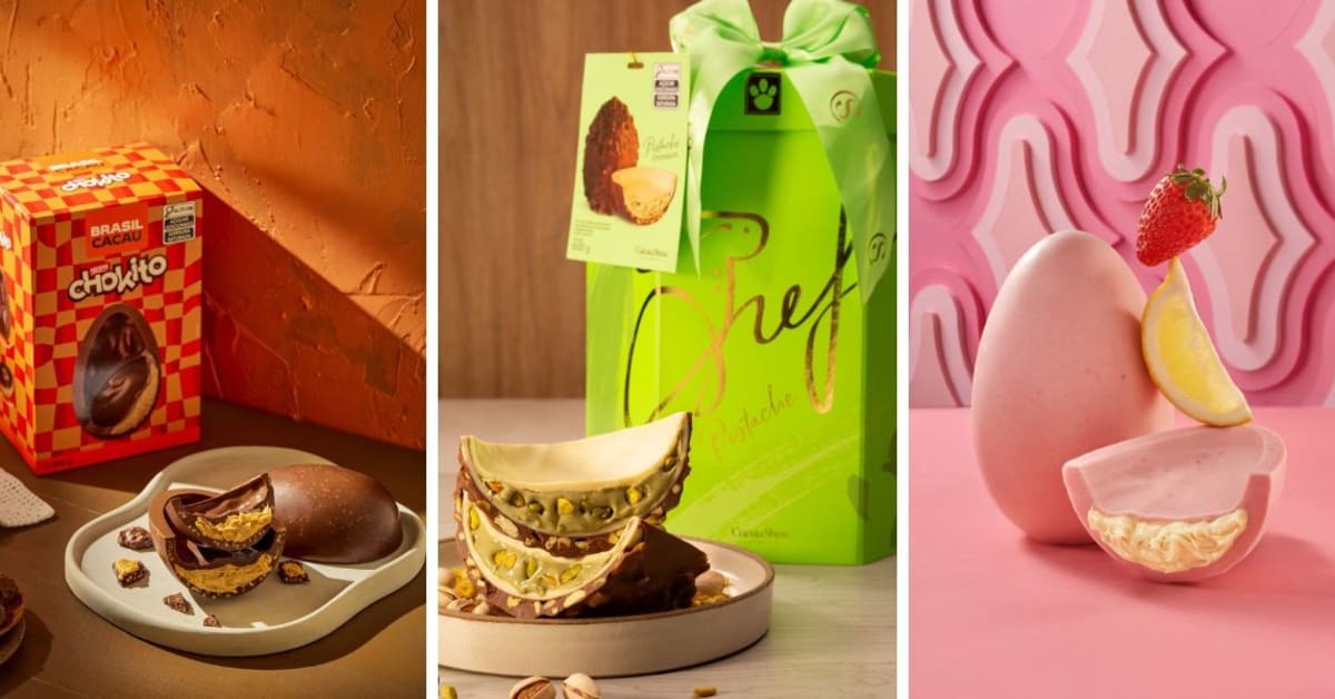 Quais são as novidades das franquias de chocolate para a Páscoa 2025?