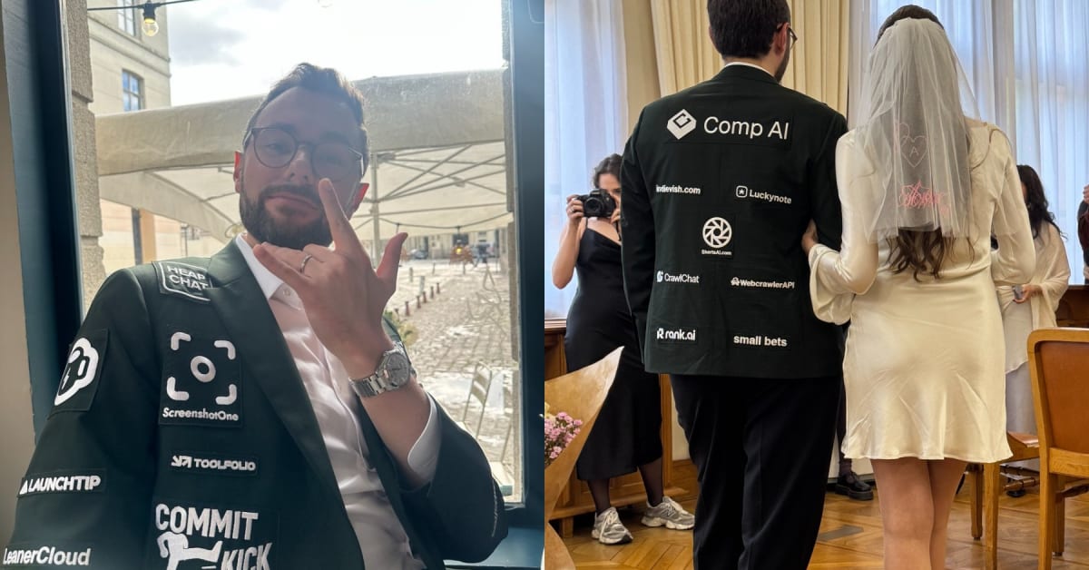 Como um empresário vendeu espaço publicitário em terno para financiar seu casamento e atraiu 26 startups?