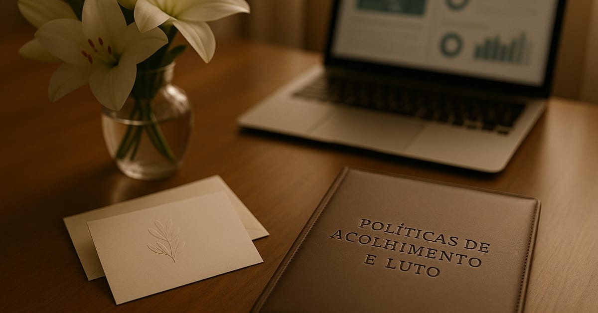 Como empresas brasileiras estão implementando políticas de luto e apoio?