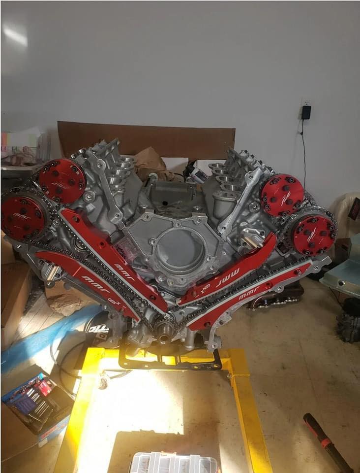 MPR Racing sleeved, o-ringed Gen 2 Coyote Long Block