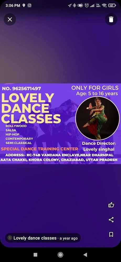 Lovely dance classes