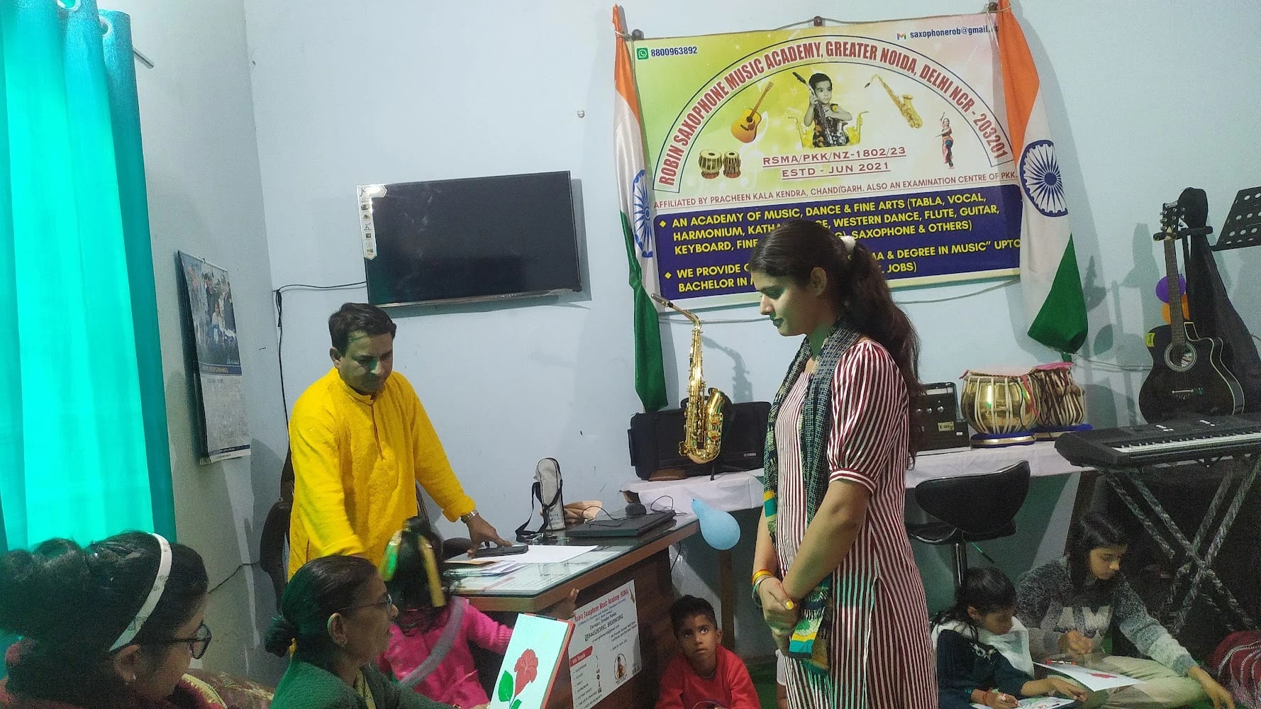 (Dankaur Branch)Robin Saxophone Music Academy,Gr Noida,Delhi NCR