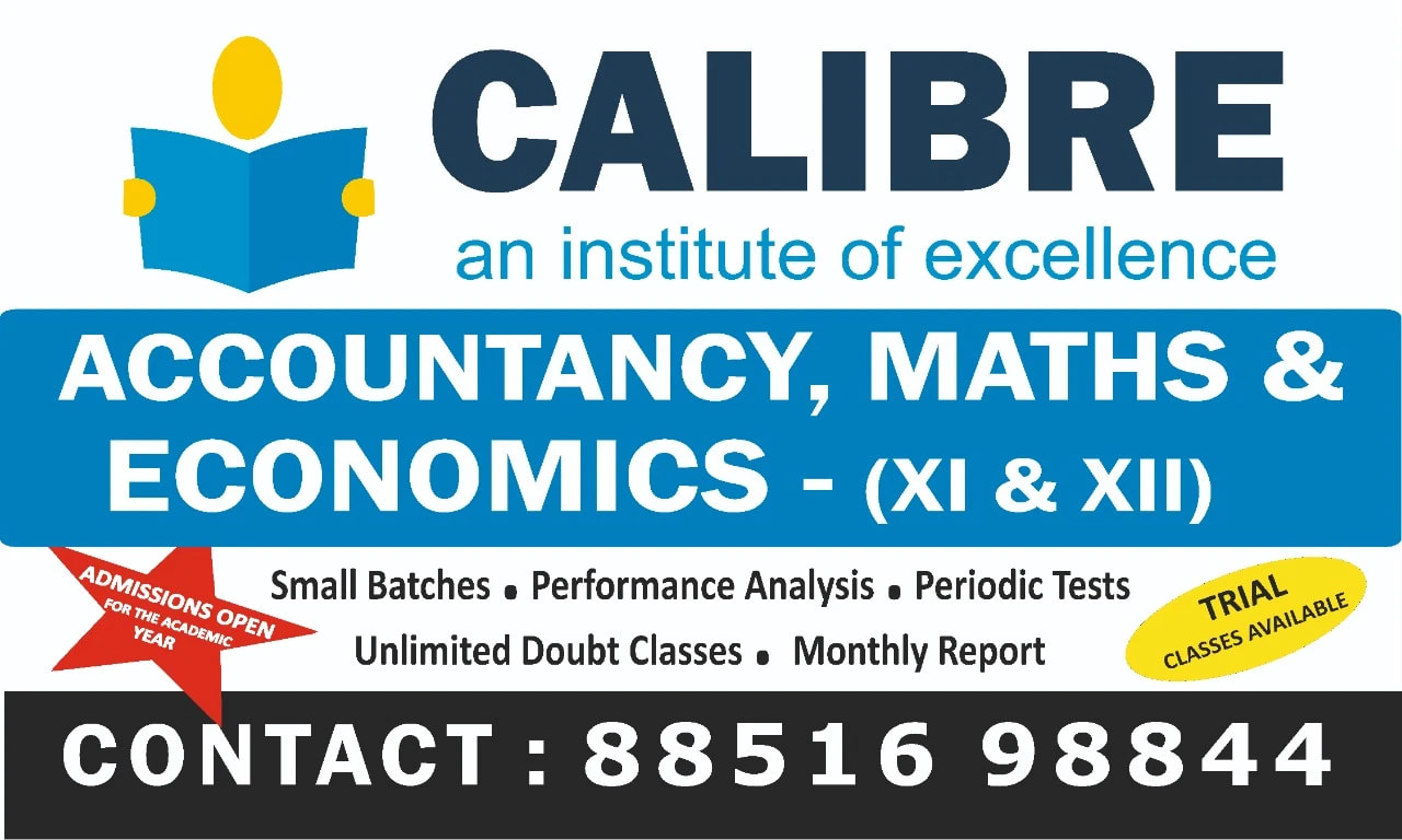 CALIBRE - An Institute of Excellence - Accountancy, Economics and Mathematics for Classes XI & XII