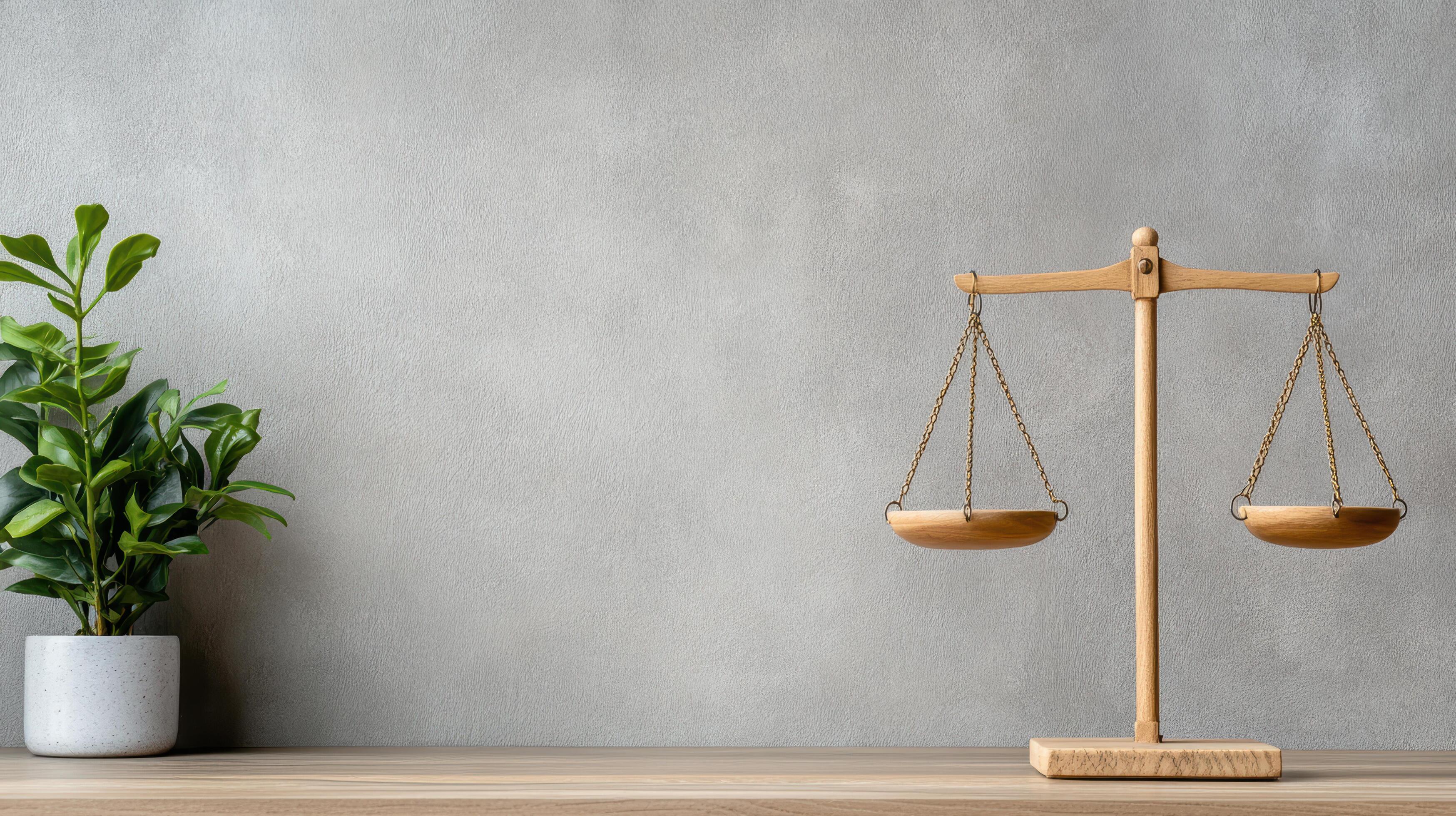 Balanza como simbolo de equilibrio y crecimiento personal