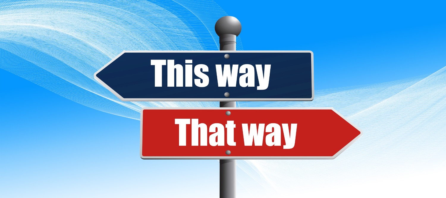 Two paths representing the choice between a generic and a high-converting lead magnet