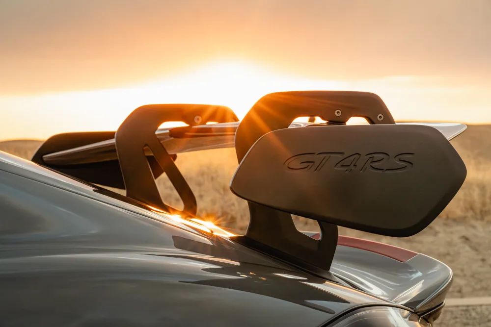 Porsche GT4 RS Wing Sunset