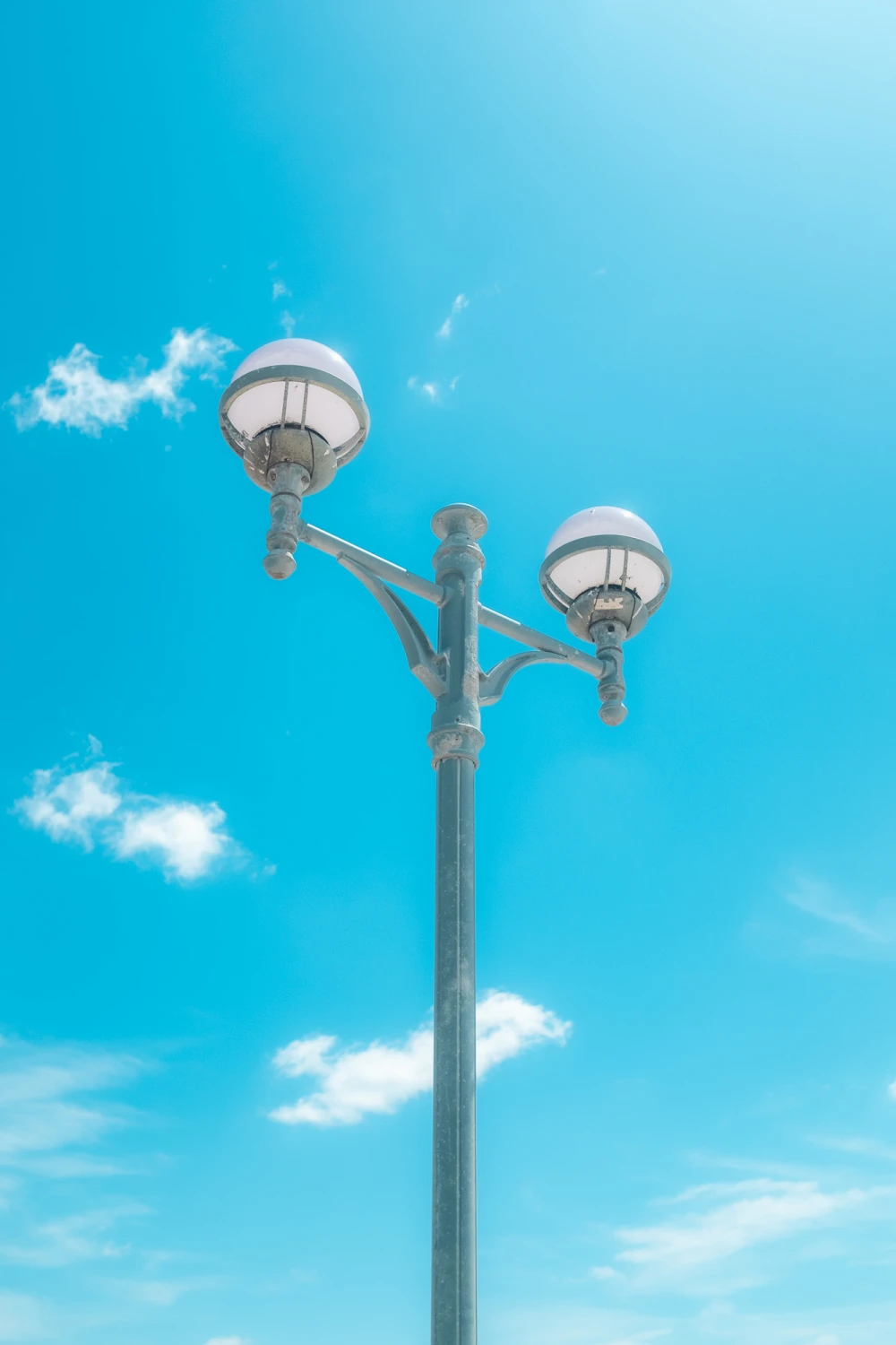 Streetlamp Blue Sky