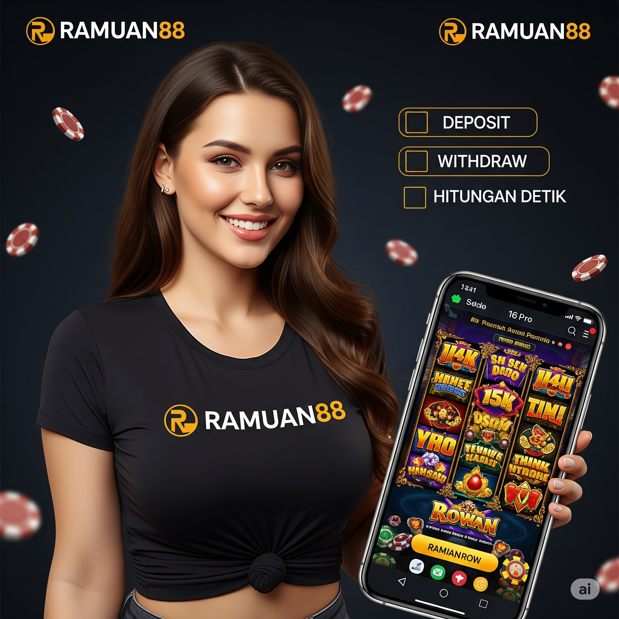 RAMUAN88 Link Slot Dana Hari Ini Deposit Qris Dana Lebih Mudah Dengan Tingkat Menanang Lebih Cepat