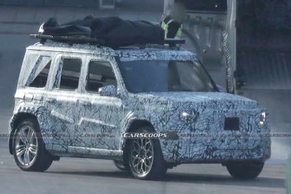 G-Class phiên bản mini lộ dáng trên đường thử: Là xe thuần điện
