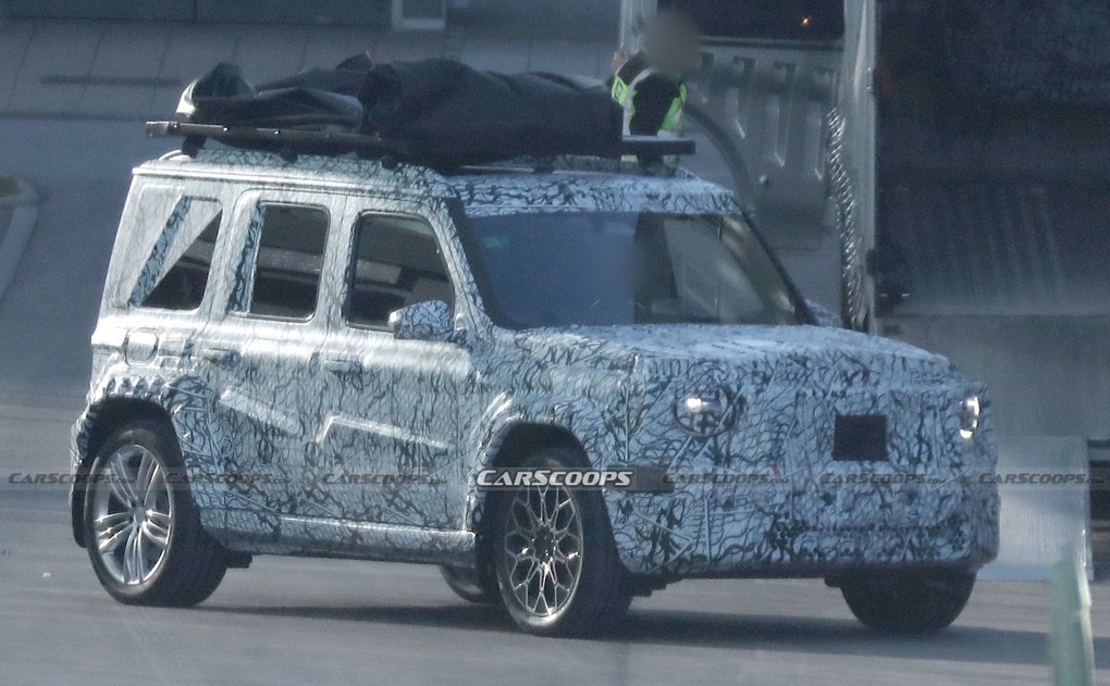 G-Class phiên bản mini lộ dáng trên đường thử: Là xe thuần điện - 2