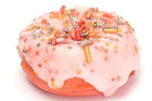 Pink Champagne Mini Donut