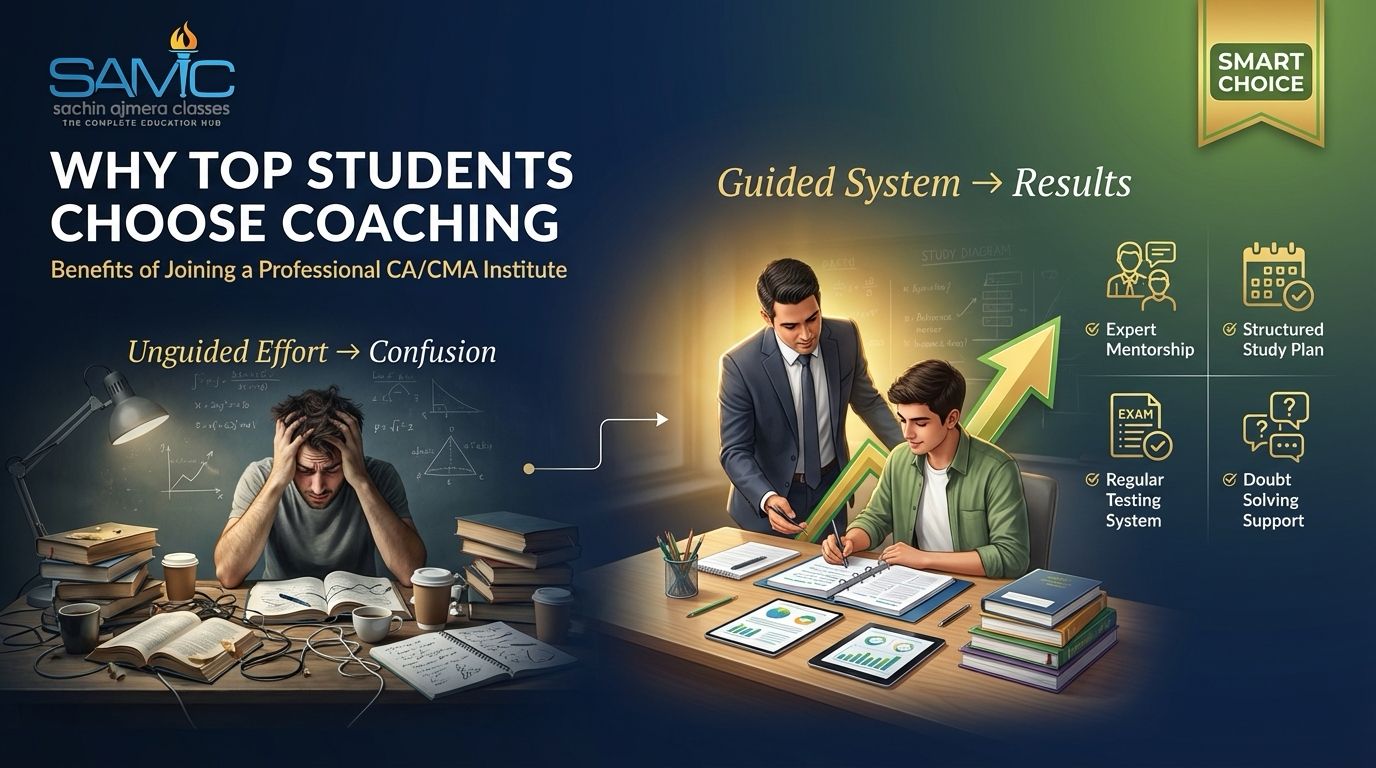 Benefits of Joining a Professional CA/CMA Coaching Institute