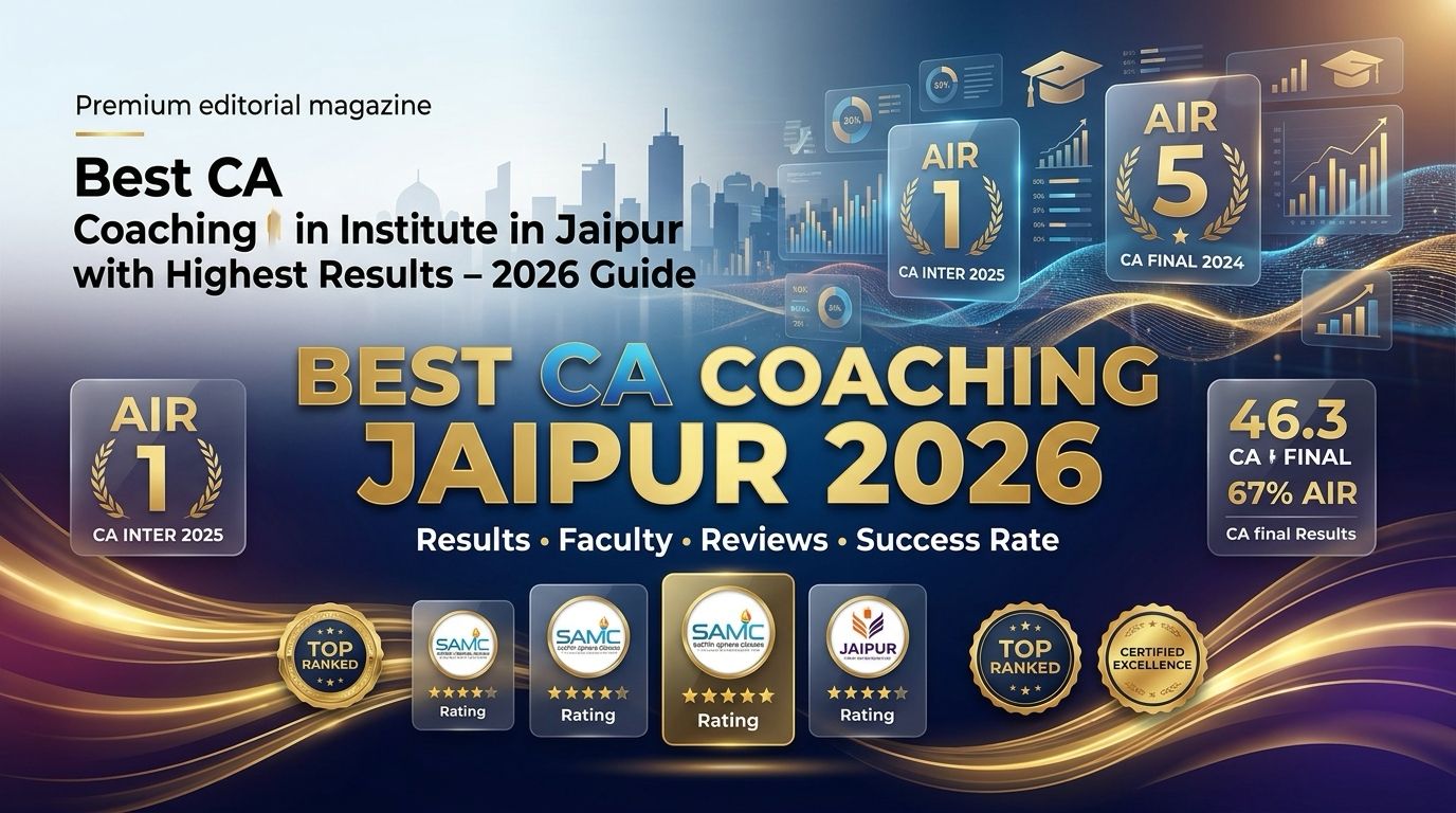 Best CA Coaching Institute in Jaipur with Highest Results – 2026 Guide