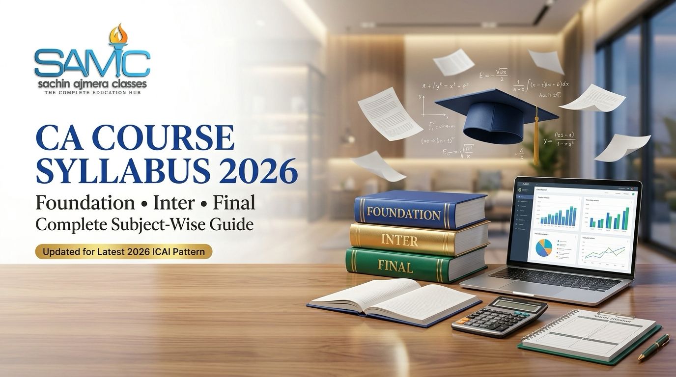 CA Course Syllabus 2026 - Foundation, Inter & Final (Complete Subject-Wise Guide)