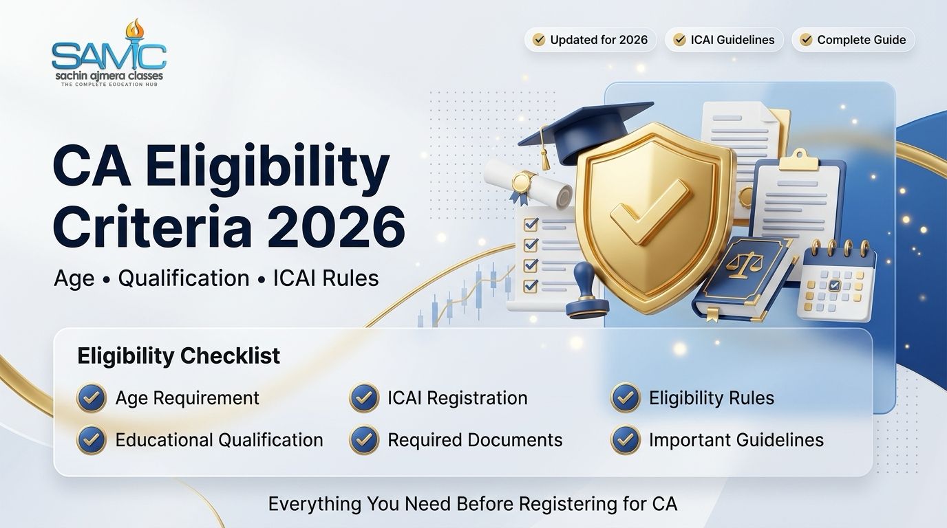 CA Eligibility Criteria 2026: Age, Qualification & Rules