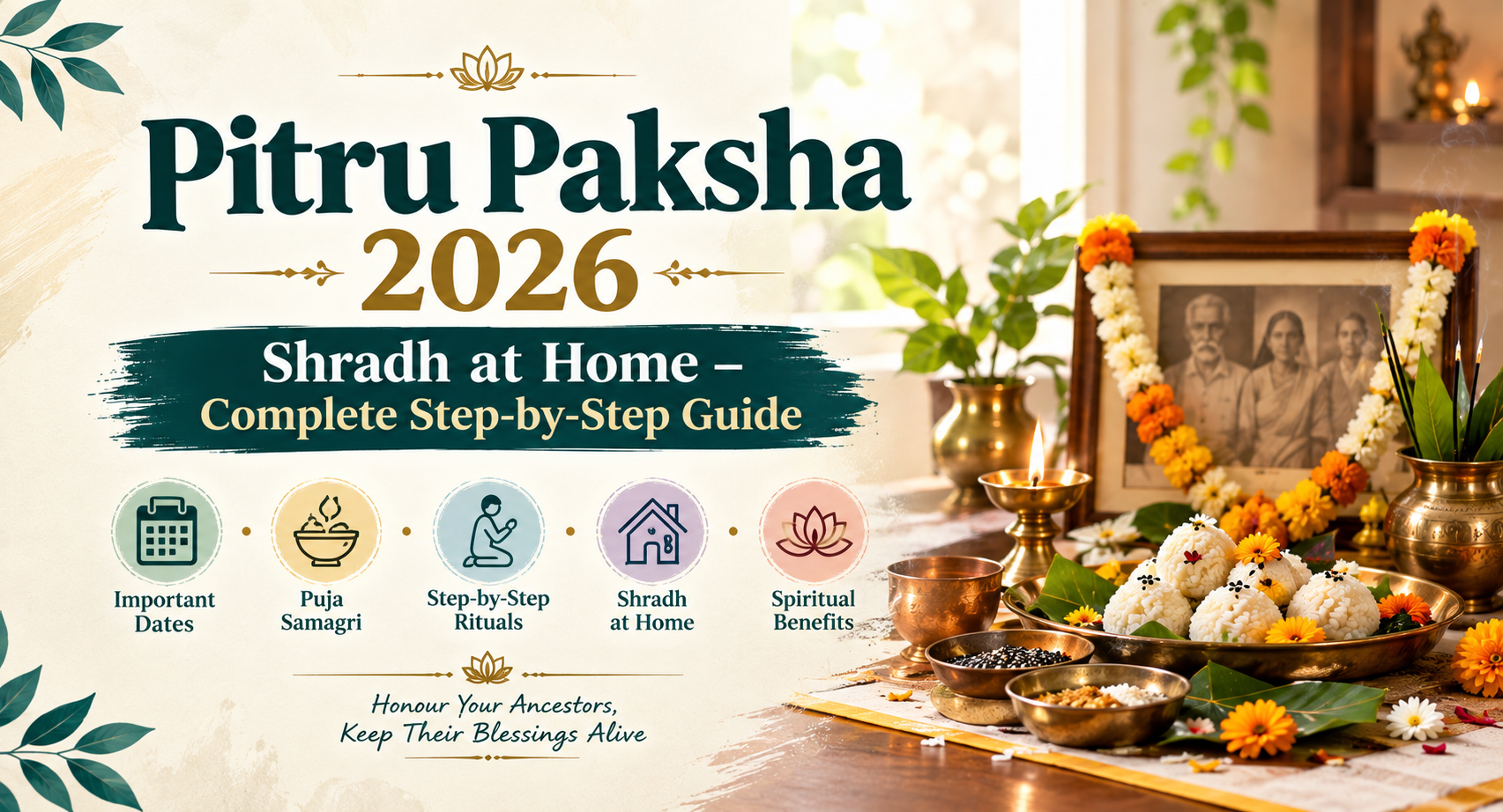 Pitru Paksha 2026: Shradh at Home – Complete Step-by-Step Guide