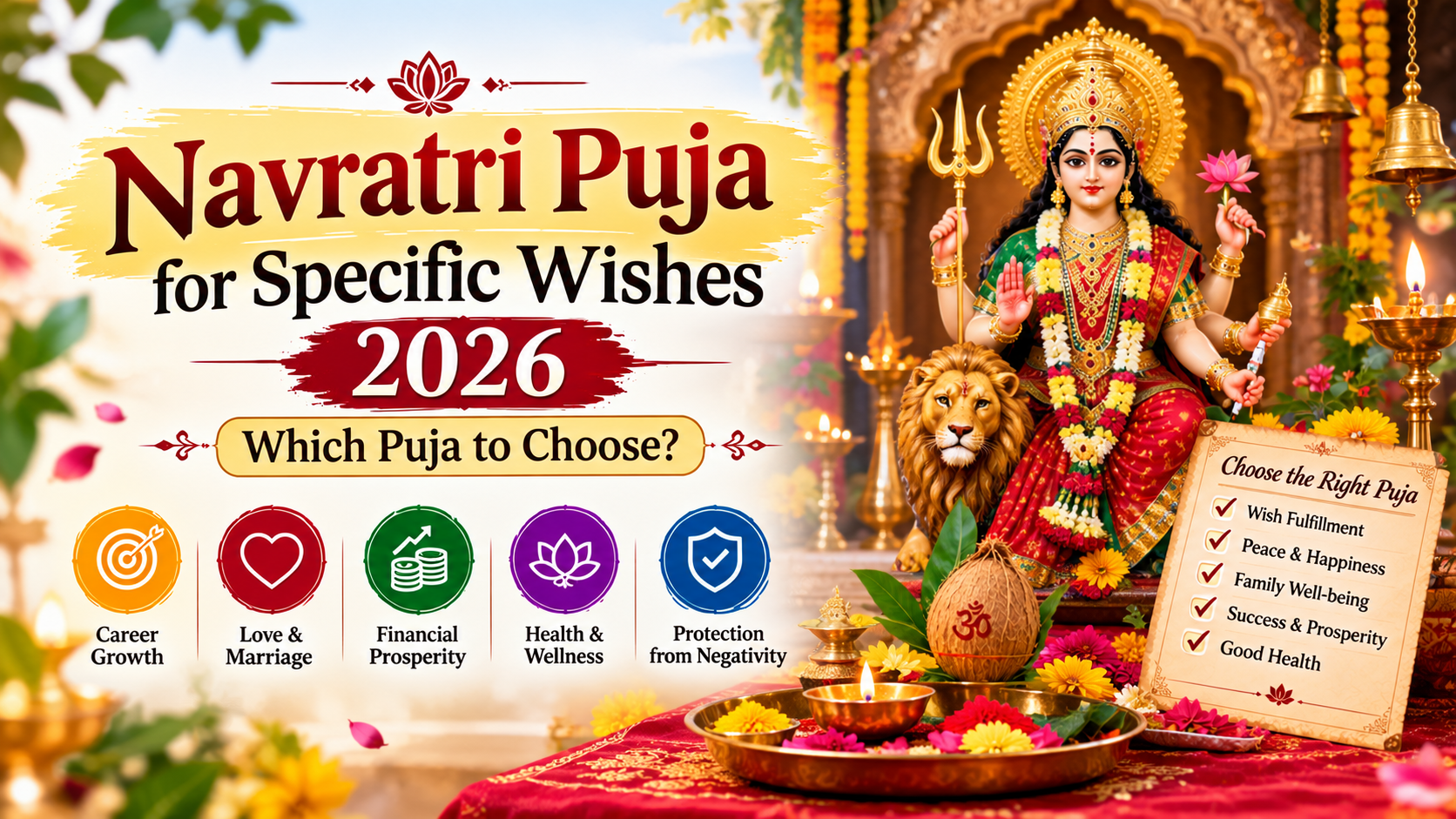 Navratri Puja for Specific Wishes 2026: Which Puja to Choose?