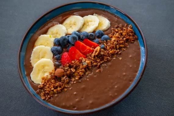 Smoothie bowl met Koffie en Banaan