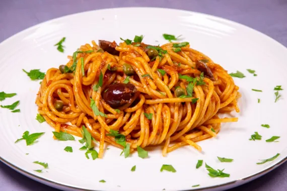 Italiaanse Spaghetti alla Puttanesca
