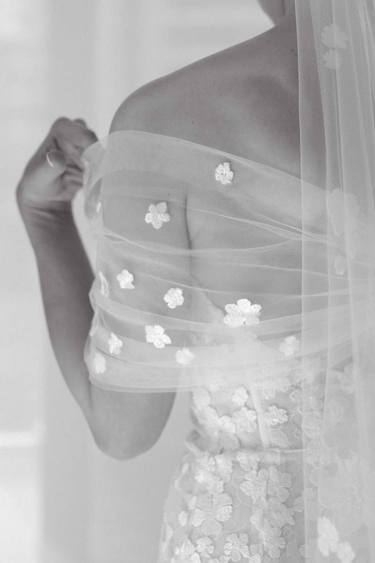 Poetic fine art wedding portraits capturing Andy and Cesar during the exclusive golden hour