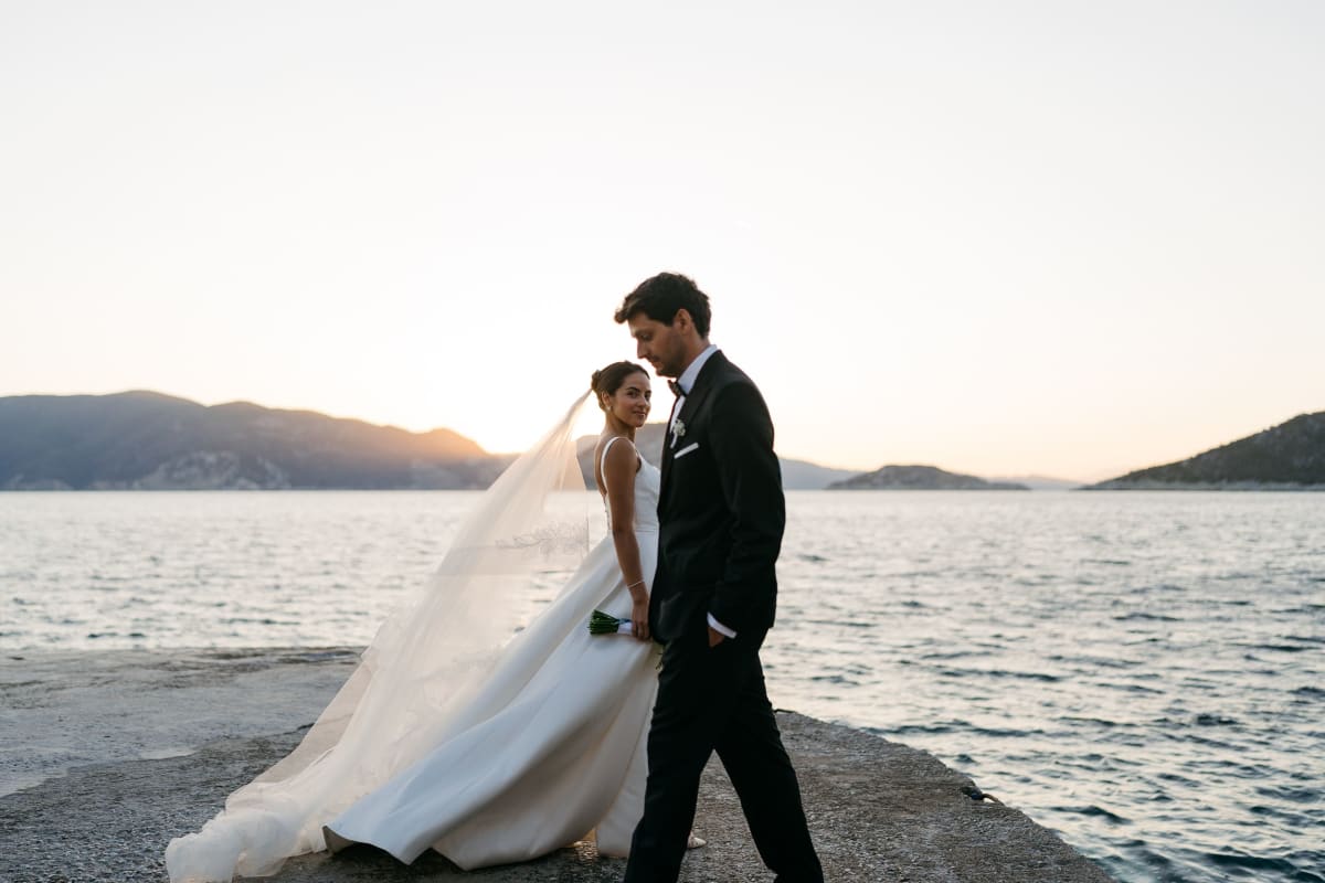 Gaby & Lefteris wedding photo