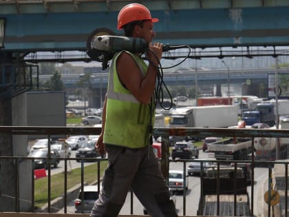 Ремонт путепровода на Трикотажной закончат в середине июня