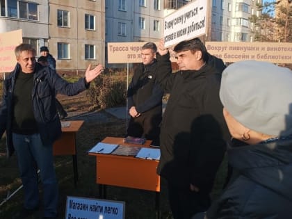 Митинг в Новосибирске: Протест против переполненных школ и строительства дороги