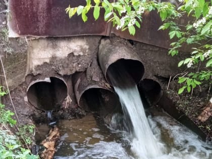 Спасатели очистили коллектор на озере «Парк-отель Шишка» в Новосибирске