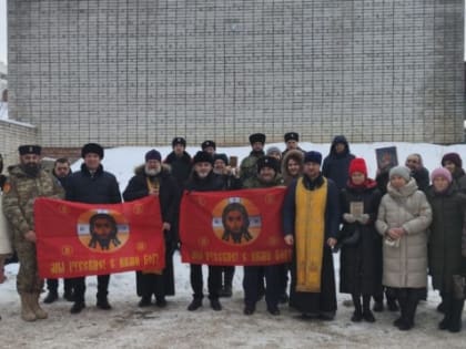 На территории Военного городка 17 в Новосибирске состоялся молебен небесному покровителю Николаю