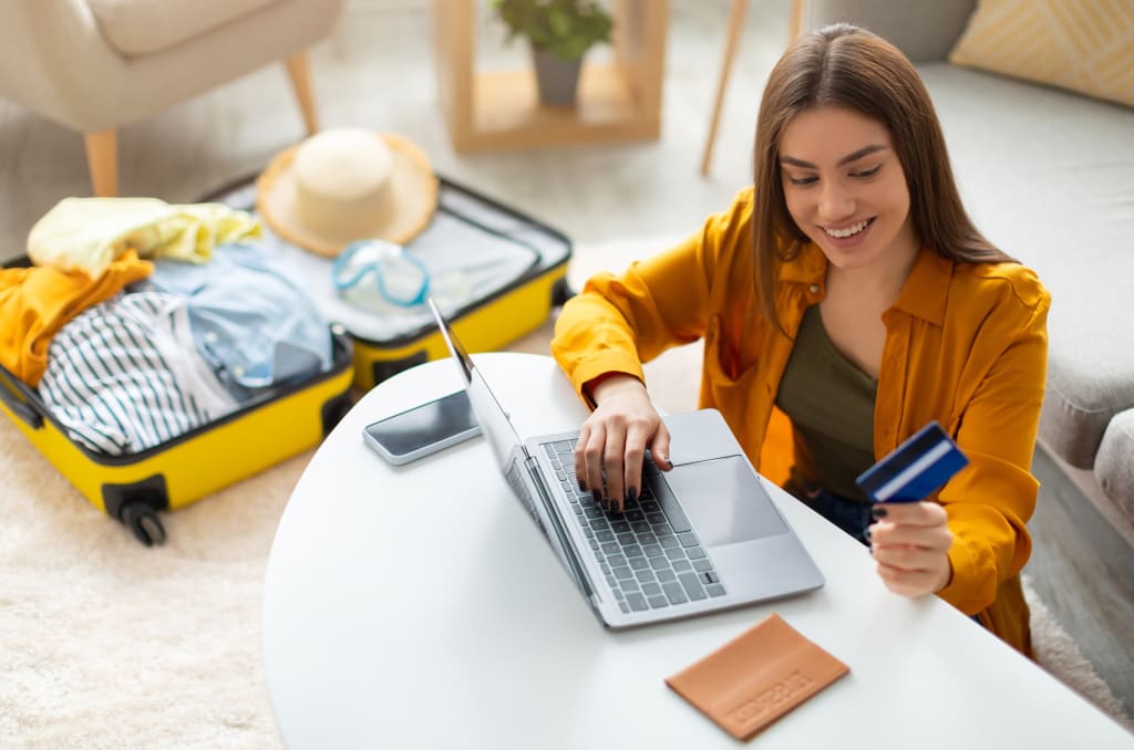 ragazza vacanza carta ragazza vacanza carta