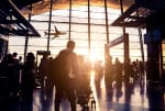 Aeroporto trafficato