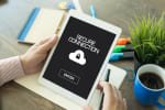 tablet con schermata connessione sicura