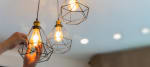 Accensione lampadari geometrici