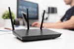 modem fibra ottica in primo piano