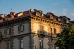 Facciata di un palazzo situato a Milano