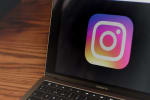 logo instragram su schermo pc