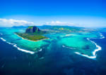 vista dall'alto delle mauritius