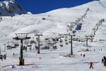 vista panoramica delle piste da sci