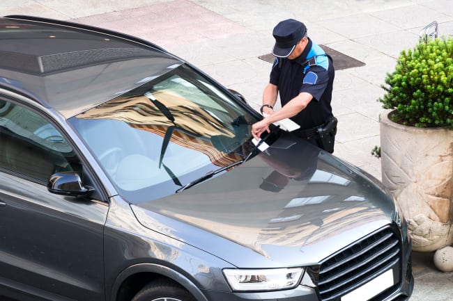 Poliziotto fa multa licenza standard c GDM photo and video