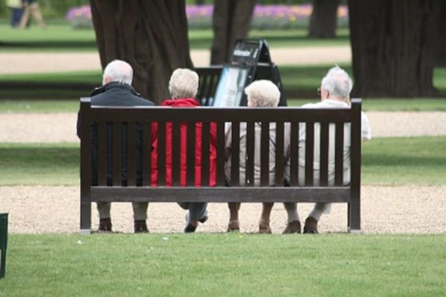 anziani al parco low anziani al parco low