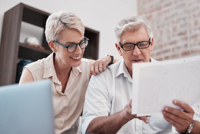 coppia di pensionati coppia di pensionati