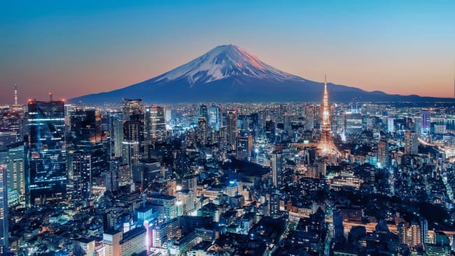 vista di tokyo dall alto vista di tokyo dall alto