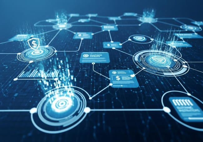 circuiti pagamenti elettronici astratti circuiti pagamenti elettronici astratti