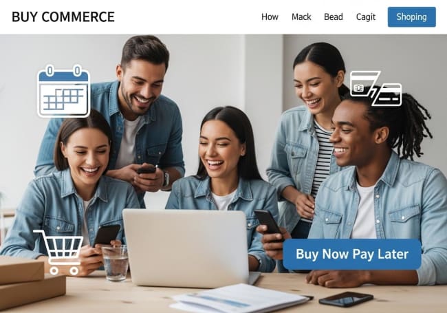 shopping online moderno giovani adulti