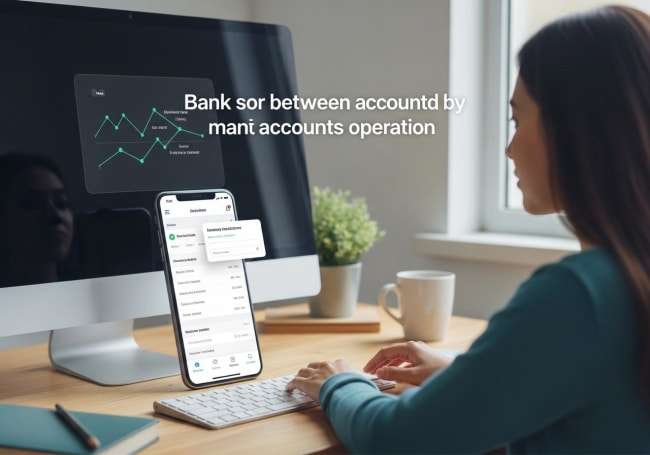 transazione bancaria digitale sicura e vivace
