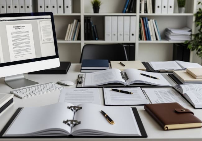 ufficio elegante documenti legali ufficio elegante documenti legali